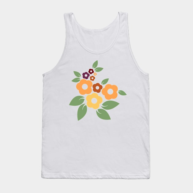 Positivity Floral Art Tank Top by Socity Shop